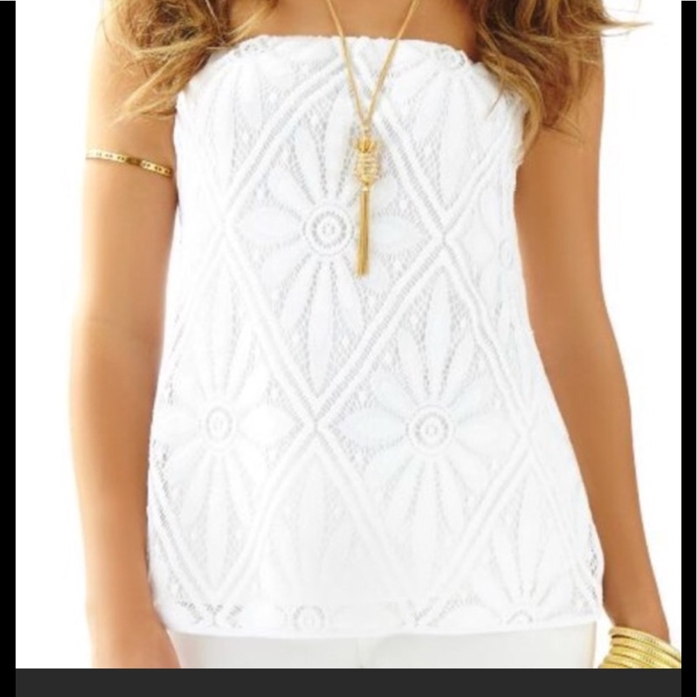 Lilly Pulitzer Tyra Lace Tube Top